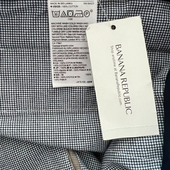 NWT | Banana Republic Flat Front Tailored Dress Pants - Picture 4 of 6